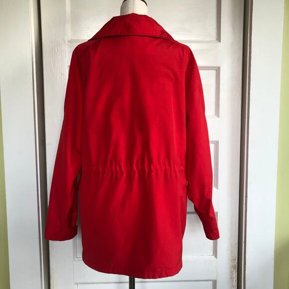 VTG Pacific Trail Red Jacket Womens Large Made in Korea Plaid Lined Outdoor Coat - Picture 6 of 16